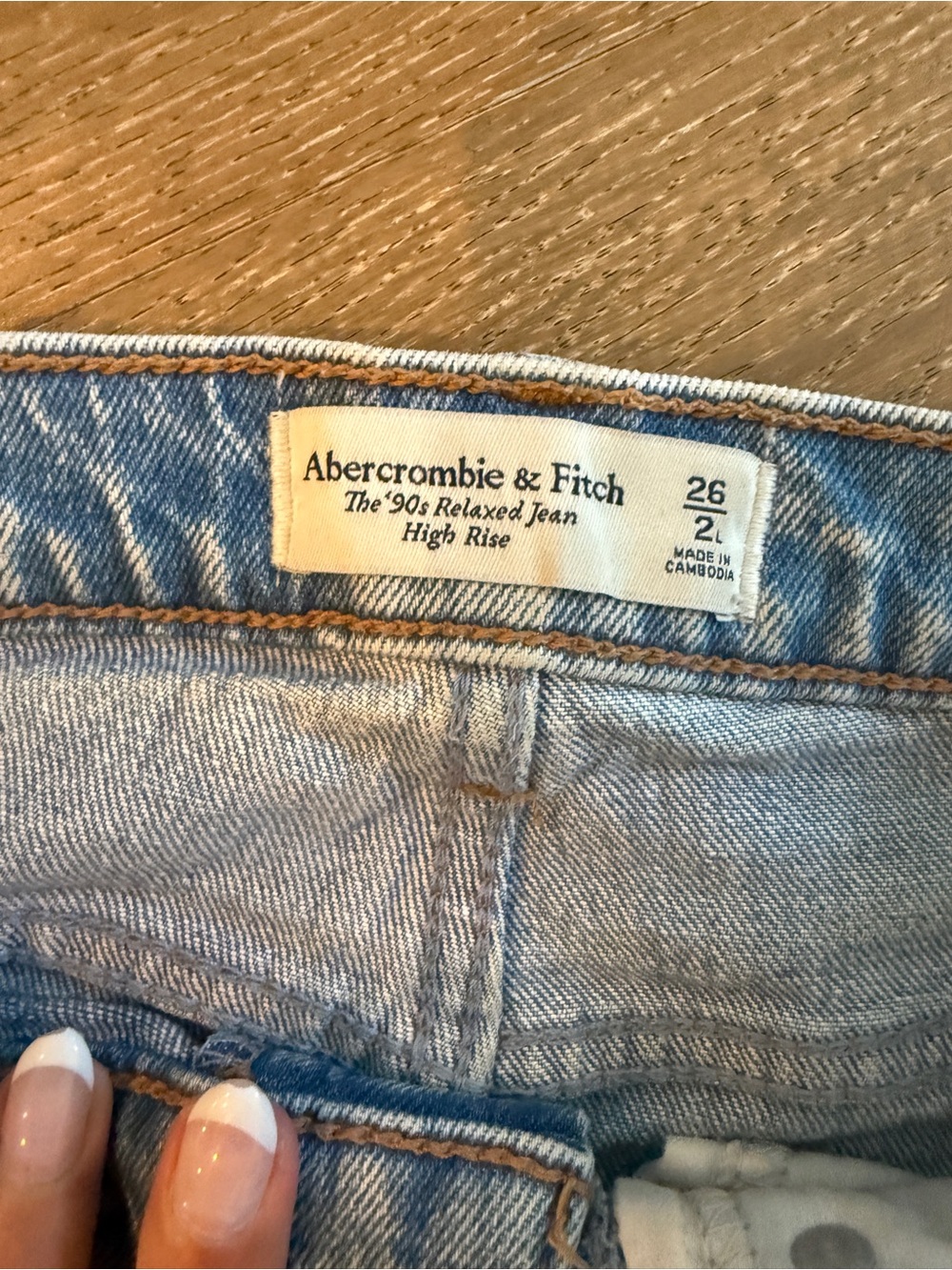 90's relaxed jeans high rise - medium marbled - Picture 5 of 5